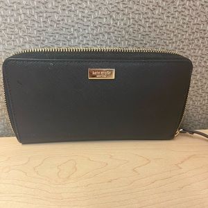 Kate spade New York black leather wallet
